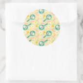 Sticker Rond Breakfast Pattern (Sac)