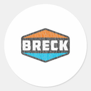 Sticker Rond Breck Ski Breckenridge Ski Colorado Snowboardin