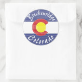 Sticker Rond Breckenridge Colorado (Sac)
