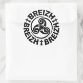 Sticker Rond Breizh Triskel (Sac)
