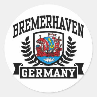 Sticker Rond Bremerhaven Allemagne