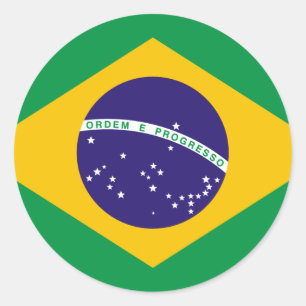 Sticker Rond Brésil