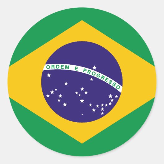 Sticker Rond Brésil (Devant)