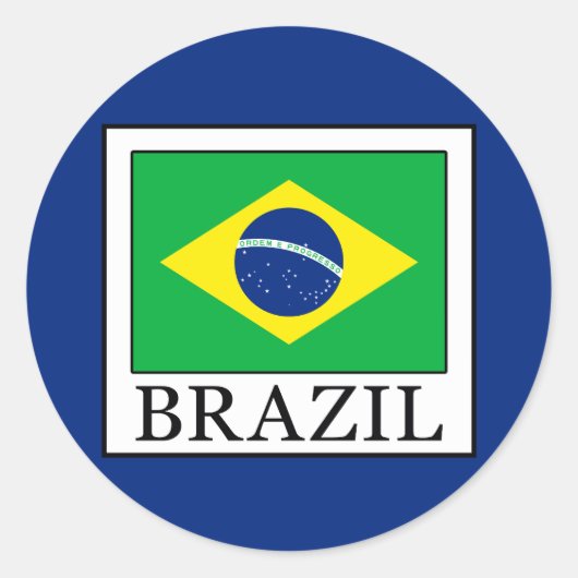 Sticker Rond Brésil (Devant)