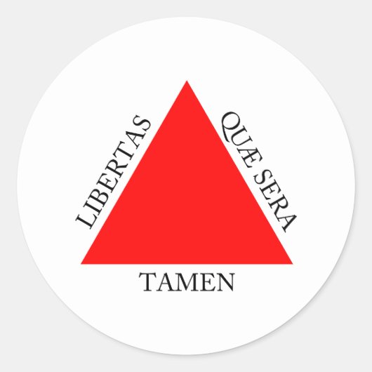 Sticker Rond Brésil Minas Gerais Drapeau de haute qualité (Devant)