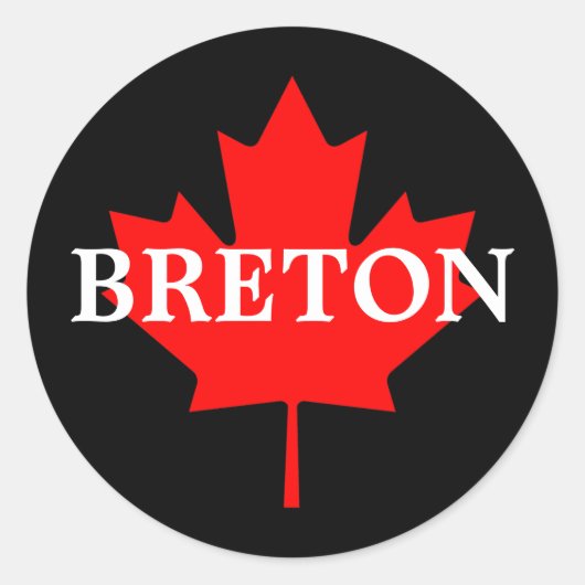 STICKER ROND BRETON (Devant)