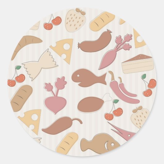 Sticker Rond Brevets alimentaires 2 (Devant)