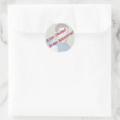 Sticker Rond Brian Tested, Brian Approuvé (Sac)