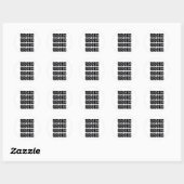 STICKER ROND BRICKS BRICKS BRICKS BRICKS (Feuille)