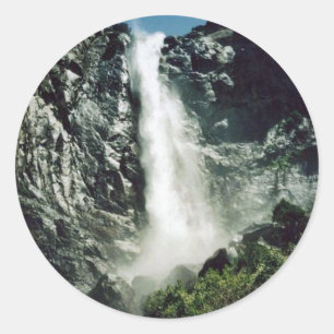 Sticker Rond Bridalveil Falls-Yosemite