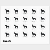Sticker Rond Bride (Feuille)