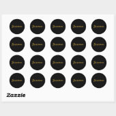 Sticker Rond Bride & ; Mariage de salle Design Studio Mens N (Feuille)