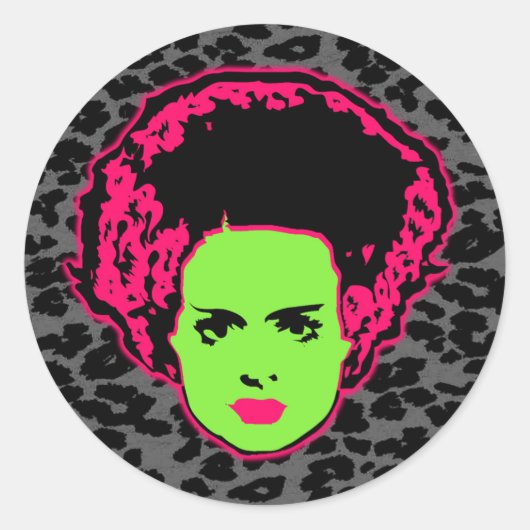 Sticker Rond Bride électrique (Devant)