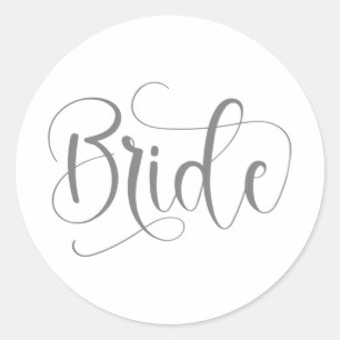 Sticker Rond Bride Mariage Bachelorette Party saison Éffrayante