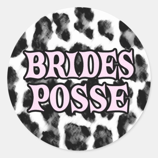 Sticker Rond Brides Posse (Devant)