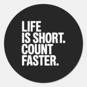 Sticker Rond Bridge Player Funny Contract Bridge  (Devant)