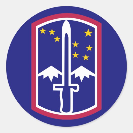 Sticker Rond Brigade d'infanterie 172 (Devant)