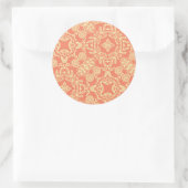 Sticker Rond Bright à chaud en vintage. (Sac)