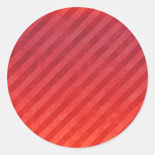 Sticker Rond Bright Red Stripes (Devant)