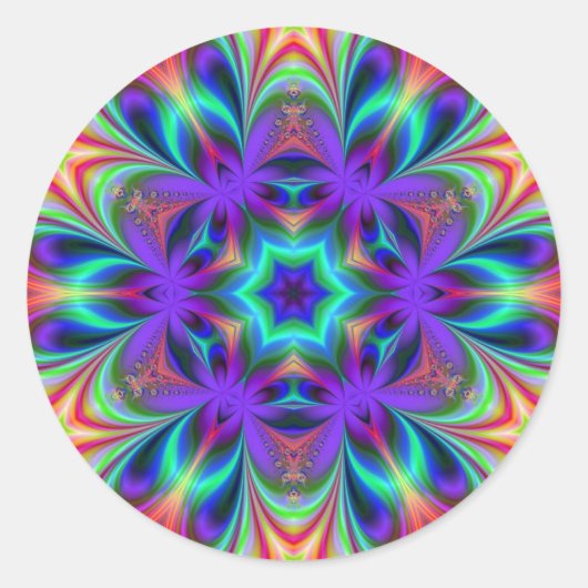 Sticker Rond Bright Spirit Mandala (Devant)