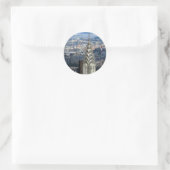 Sticker Rond Brillant comme le Chrysler Building (Sac)