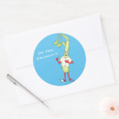 Sticker rond brillant 'Do You Crunchy' (Enveloppe)