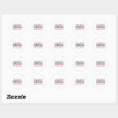 Sticker Rond Briller Comme Un Diamant (Feuille)