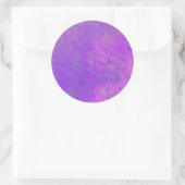 Sticker Rond Brilliant Violet Marbré Artsy (Sac)