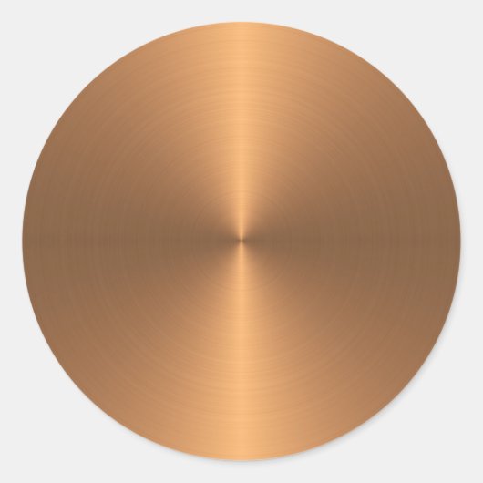 Sticker Rond Brin cuivre (Devant)