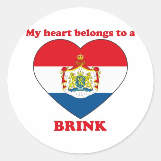 Sticker Rond Brink (Devant)
