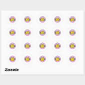 Sticker Rond Brique de construction Briques de construction Fig (Feuille)