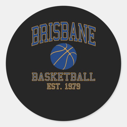 Sticker Rond Brisbane (Devant)