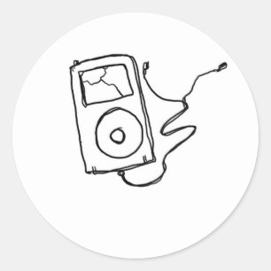 Sticker Rond Brisé
