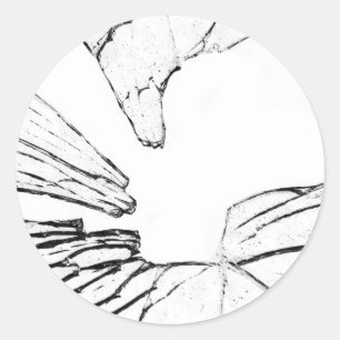 Sticker Rond brisé