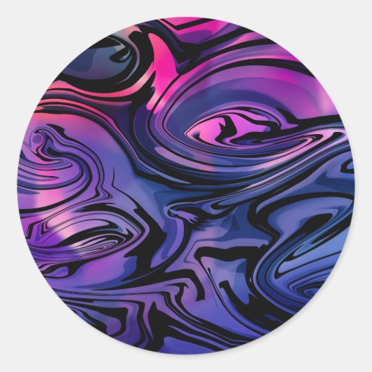 Sticker Rond Brise d'été (Devant)