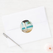Sticker Rond brise marine (Enveloppe)