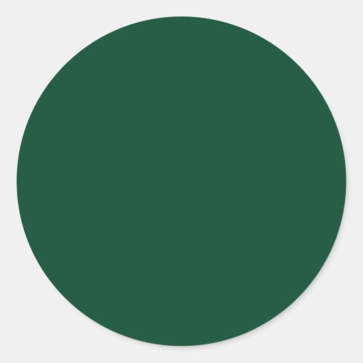 Sticker Rond British Racing Green Solid Color (Devant)