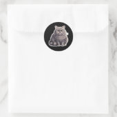 Sticker Rond British Shorthair (Sac)