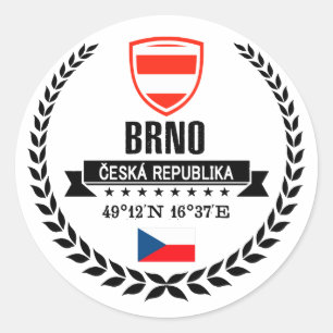Sticker Rond Brno