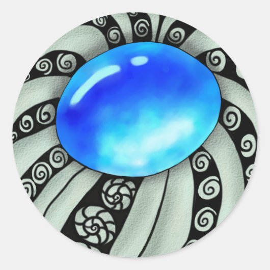 Sticker Rond Broches (Devant)