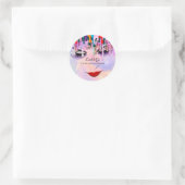 Sticker Rond Broches d'extension de trait pour artiste maquilla (Sac)