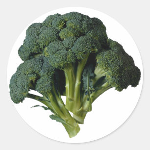 Sticker Rond Brocoli