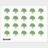Sticker Rond Brocoli (Feuille)