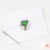 Sticker Rond Brocoli (Enveloppe)