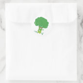 Sticker Rond Brocoli tournant (Sac)