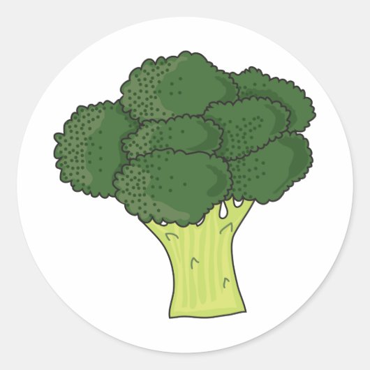 Sticker Rond Brocolli (Devant)