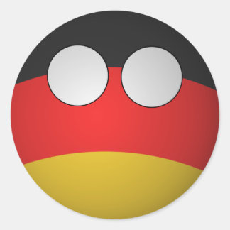 Sticker Rond Brodeur countryBall Germany