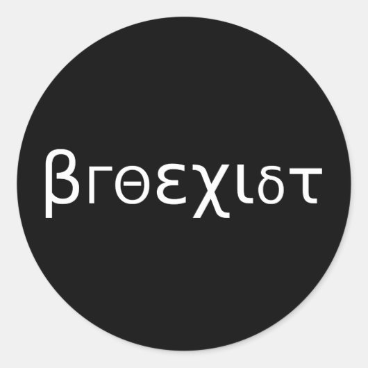 Sticker Rond Broexister (Devant)