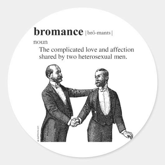 STICKER ROND BROMANCE (Devant)