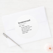 STICKER ROND BROMOSEXUEL (Enveloppe)